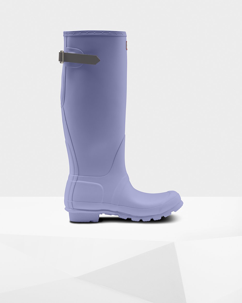 Womens Hunter Original Back Adjustable - Tall Rain Boots Purple - 5021-EVLSC